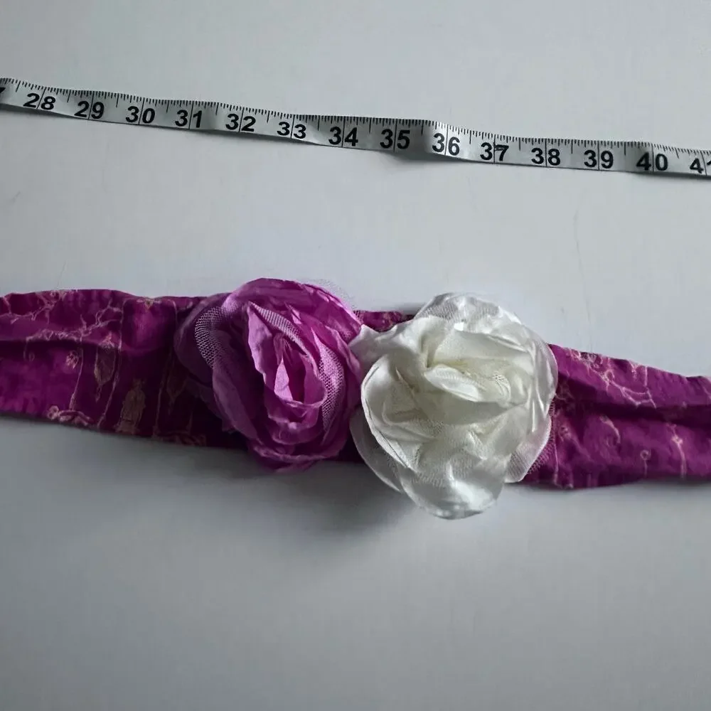 Giggle Moon Adjustable Floral Hair Tie Wrap - Youth